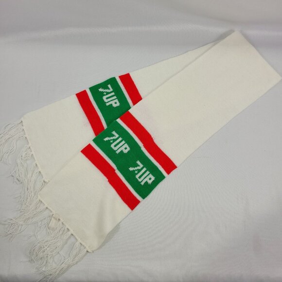 7up Vintage Soda Pop Winter Scarf - Picture 1 of 1